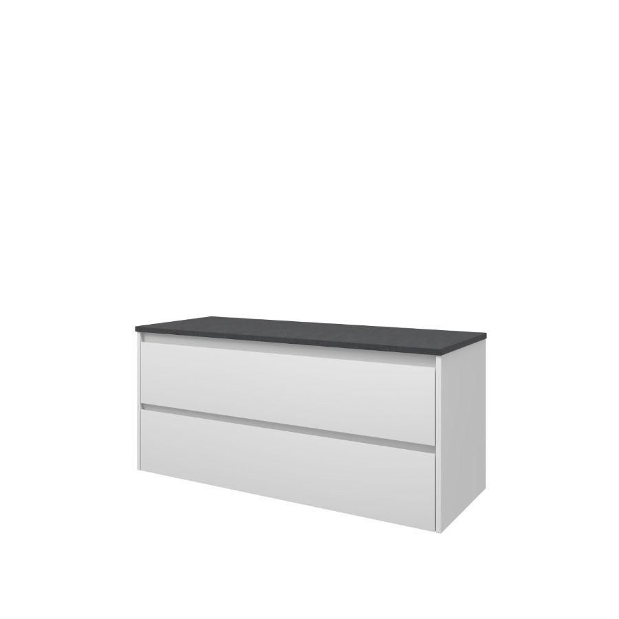 Proline Top afdekplt hardst en OK Sym Mat wit/BLuSt 120x46