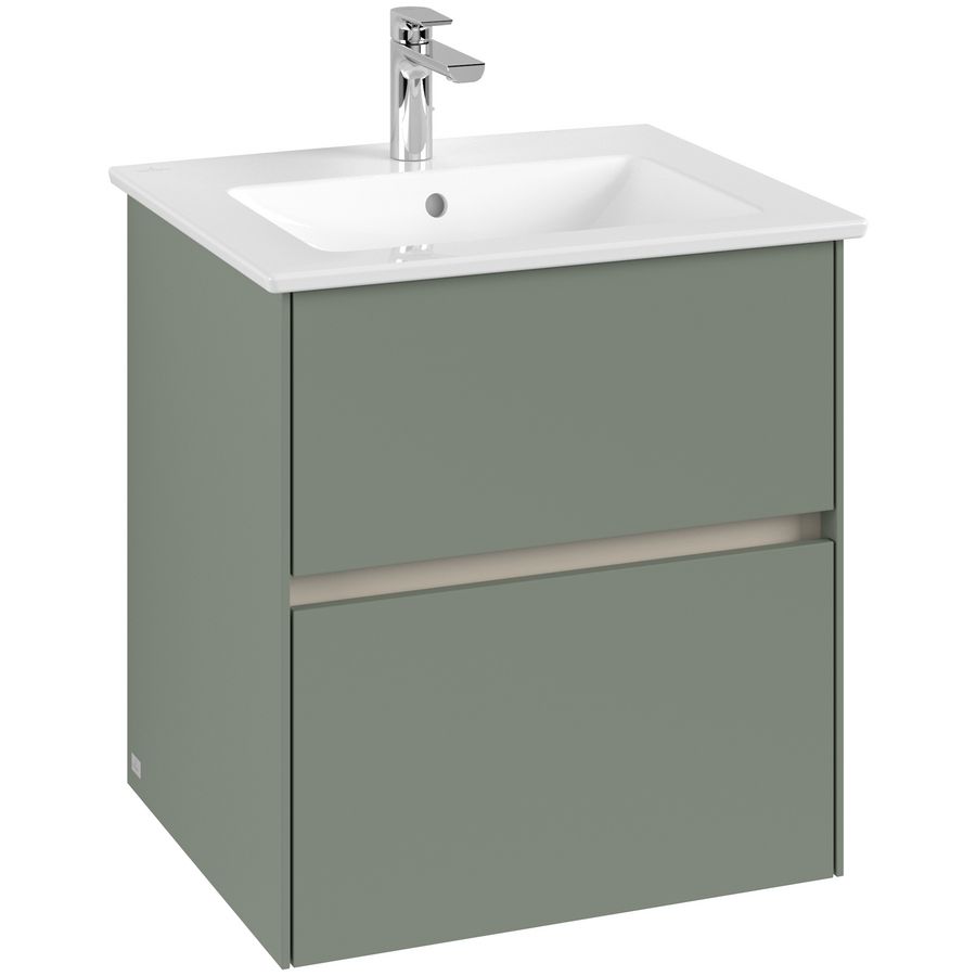 Wastafelonderkast Collaro 561x610x480mm Soft Green C14200AF