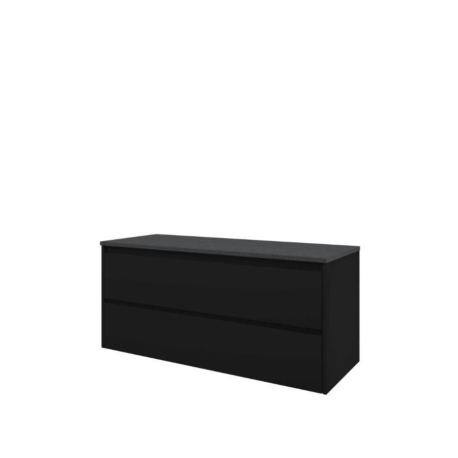 Proline Top afdekplt hardst en OK Sym Mat zwart/BLuSt 120x46