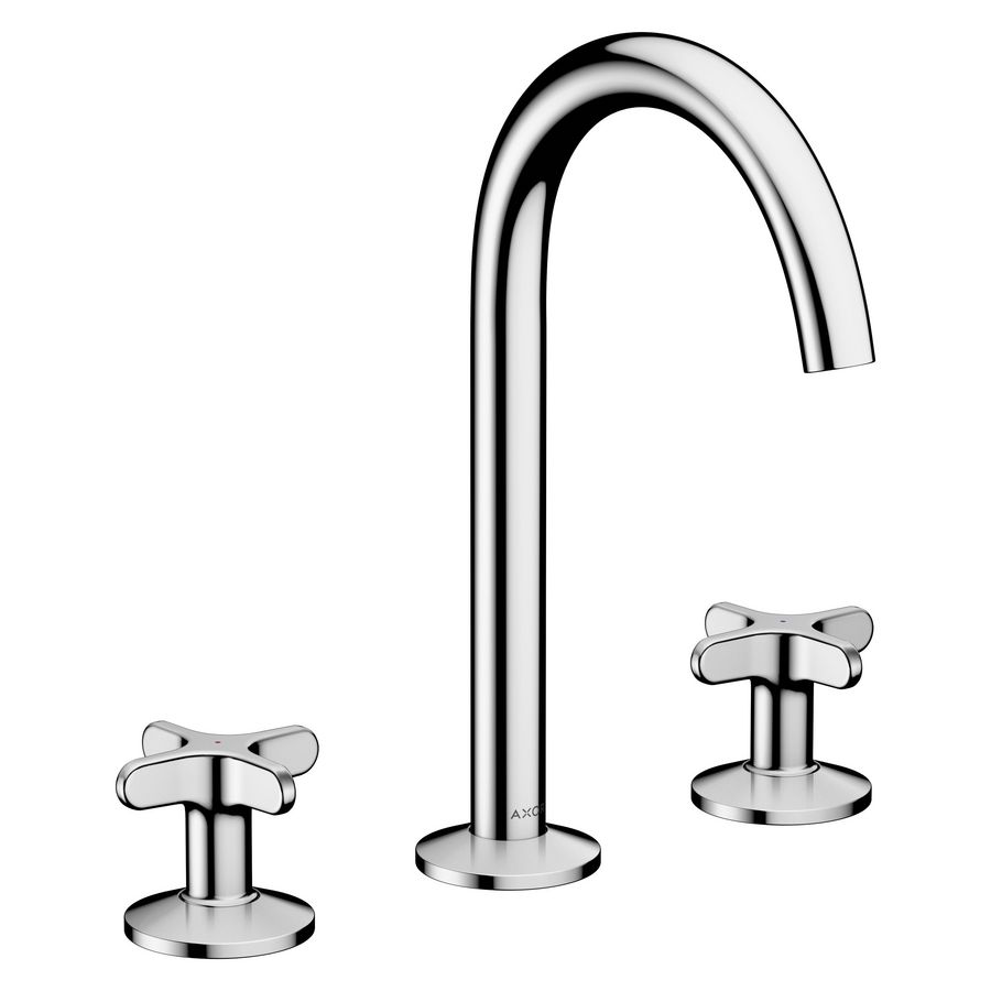Wastafelmengkraan AXOR One 3-gats 170 en PO afvoer chroom