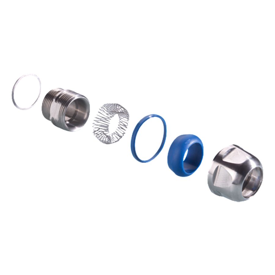 Kabelwartel RVS food-industrie high temp M20x1,5 drl 9-12mm