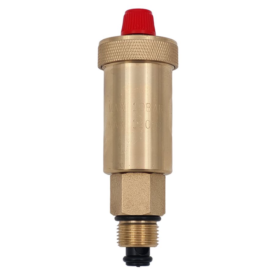 Automatische ontluchter met afsluitklep 3/8" bu. VVE=50