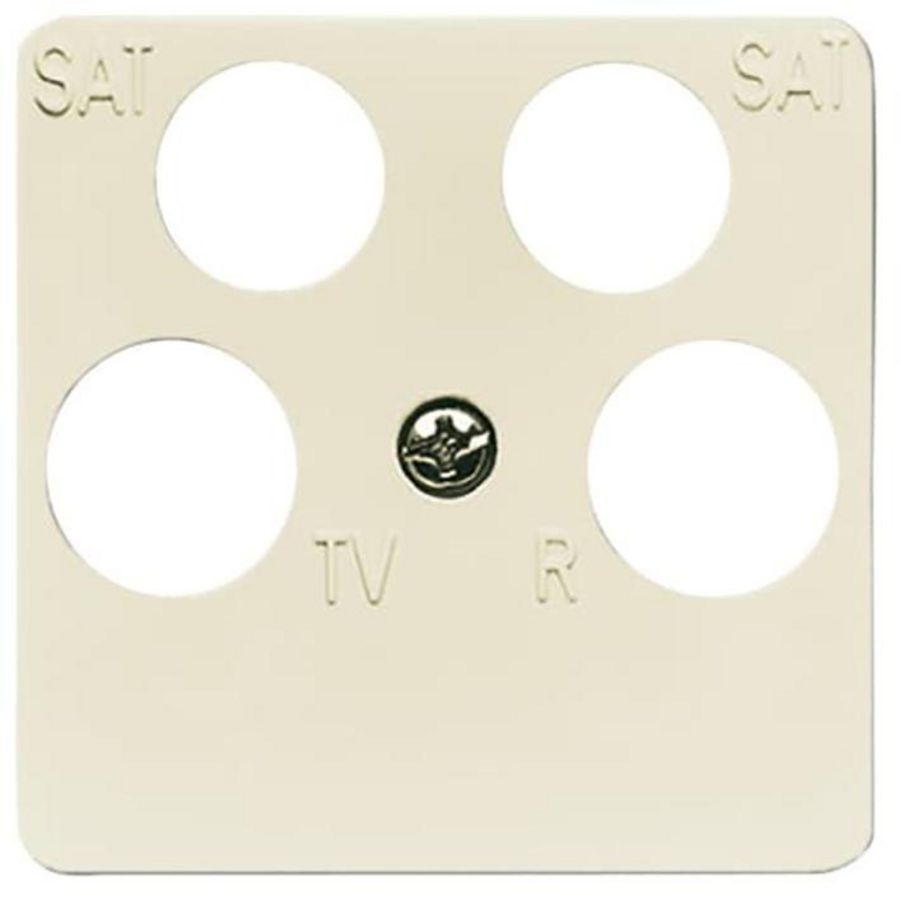 Centraalplaat 50 x 50 Ankaro antenne SI creme (1743/10-04-212)