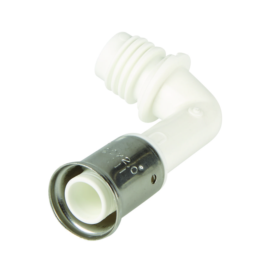 Bocht 90° voor verdeler 26mm - bovenaansluiting