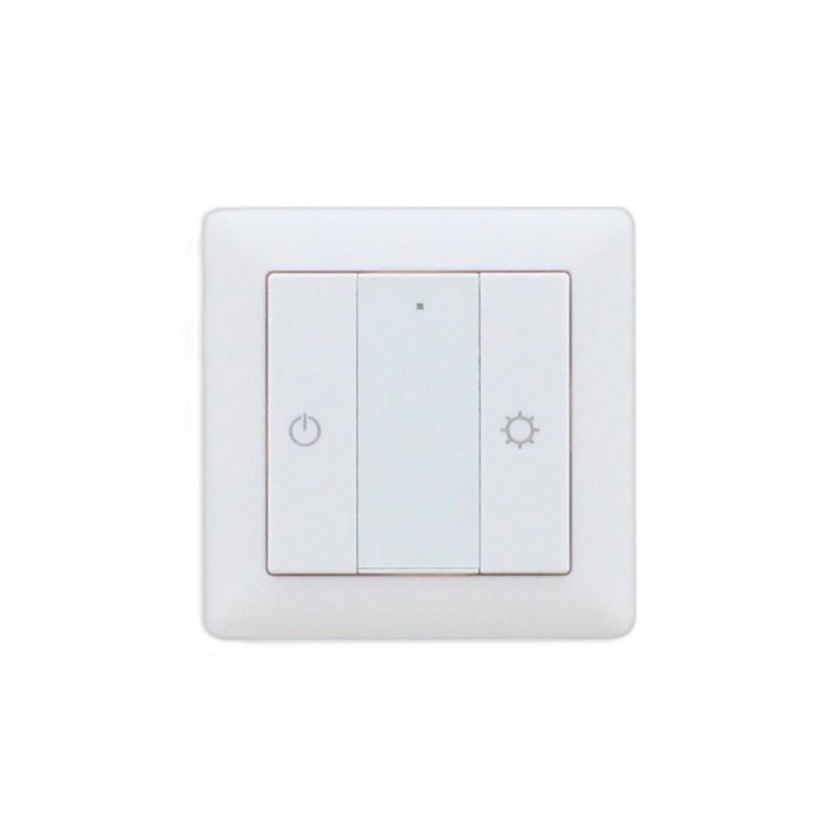Schakelaar en dimmer 3VDC 1 zone voor mono kleuren Zigbee Klemko