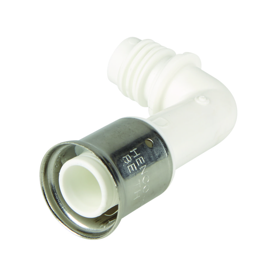 Bocht 90° voor verdeler 26mm - onderaansluiting