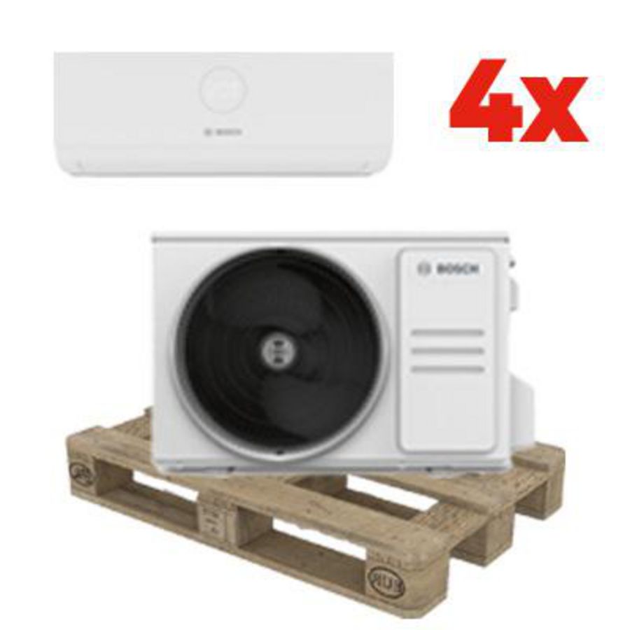 PROMO Pallet a 4st. Bosch Climate 3000i 5.0 kW airco set  (7733701568 + 7733701569)