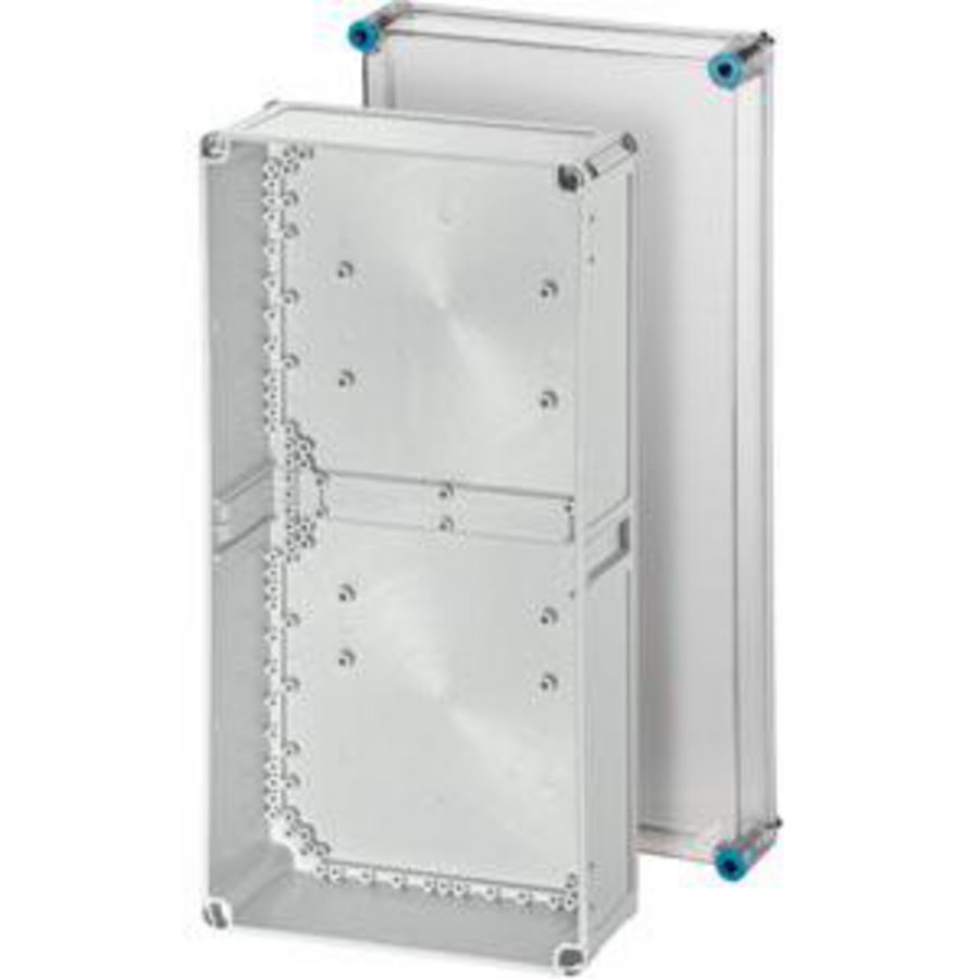 L. beh. IP66 Inbouwmaat 275x575x150 mm Transparant deksel