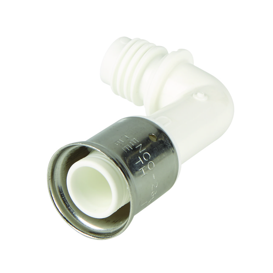 Bocht 90° voor verdeler 20mm - bovenaansluiting