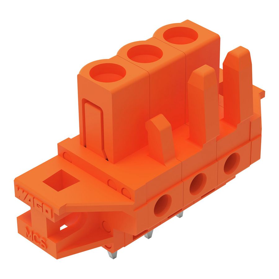 THT FE steker RE raster 5,08mm oranje 232-163/031-000 VVE=50