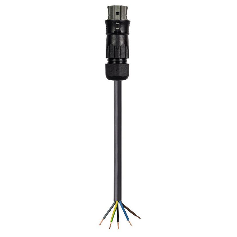 Aansluitsnoer RST25I5 female 4mm² 10mtr.  rubber 60°C VVE=2