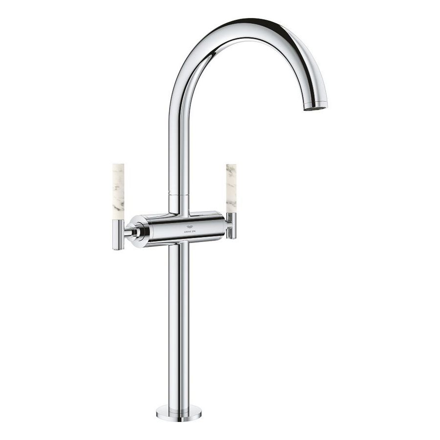 Atrio wastafelmengkraan XL-size, geen grepen, gladde body chroom (Spa colors coll.)