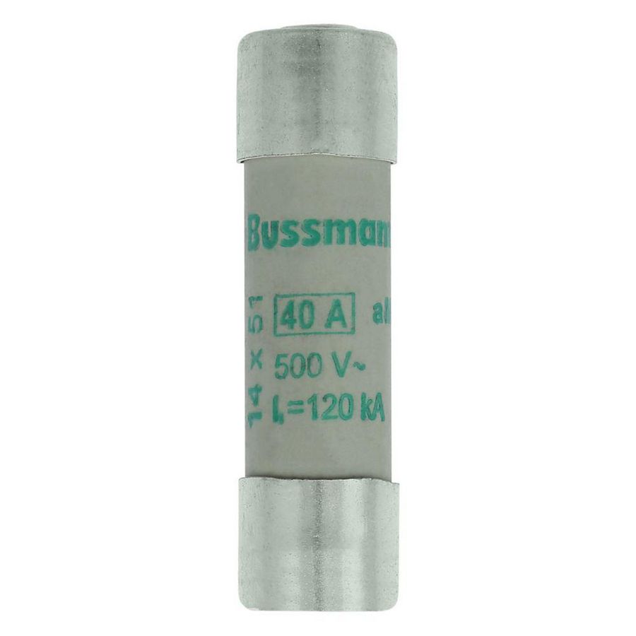 Zekering laagspanning 40A AC 500V 14x51 aM met slagp VVE=10