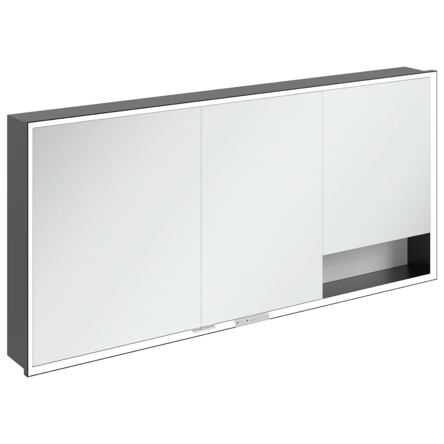 Inbouw-spiegelkast My View+ 1600x750x168mm Brilliant White
