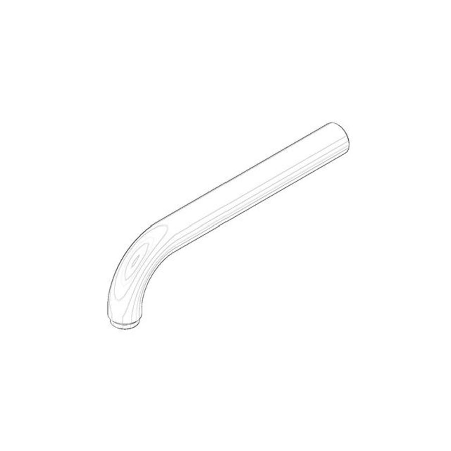 Uitloop 170mm Platina geborsteld 04282211510-06