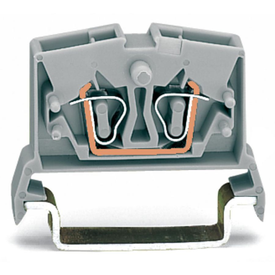 2-draads MINI-rijgklem 2,5mm² test zwart 264-715 VVE=100