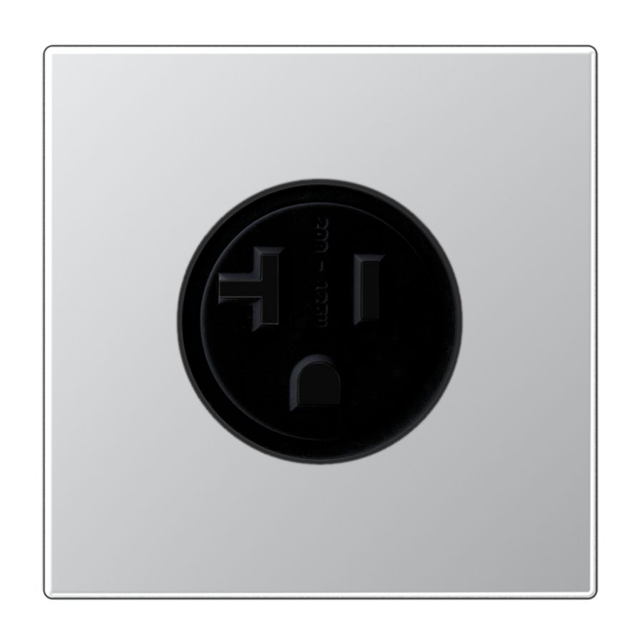 Wandcontactdoos US-Nema 20A LS aluminium