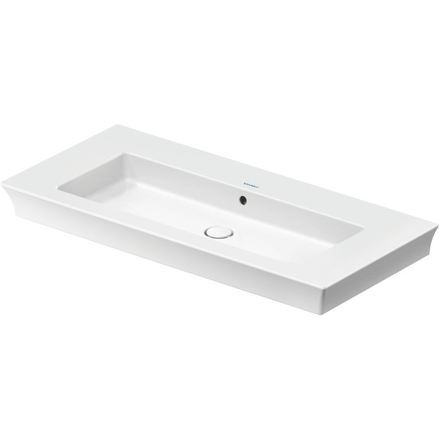 White Tulip #236310 wastafel wit 1055mm zonder kraangat