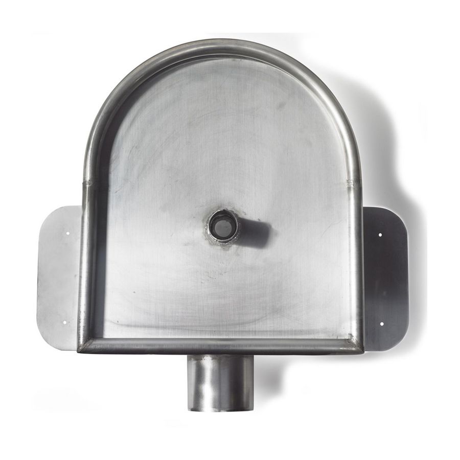 Vergaarbak zink Oud Amsterdam model 80mm