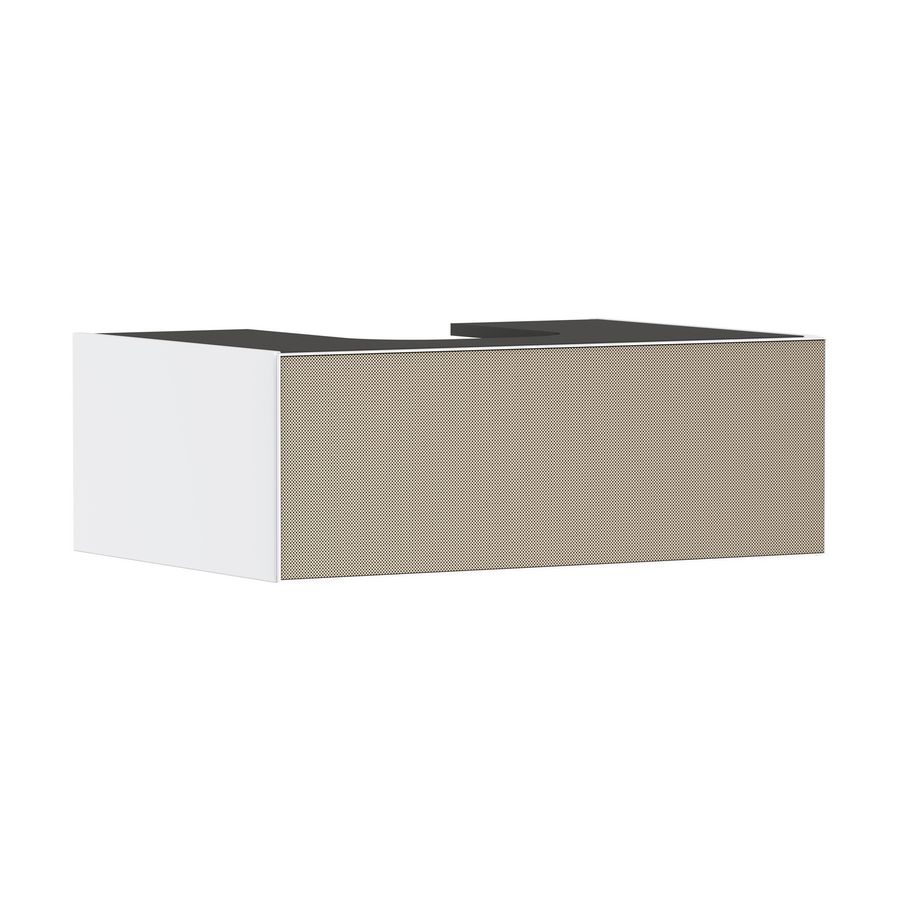 Badmeubel Xevolos E Matt White 780/550 1lade waskom/gesl Patterned Bronze