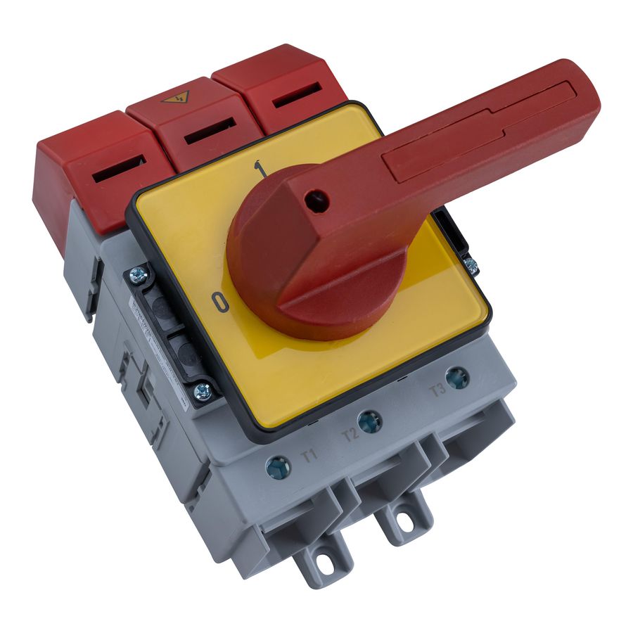 Hoofdschakelaar nood-uit UL489/CSA 100A 3-polig bodemmon. A551248