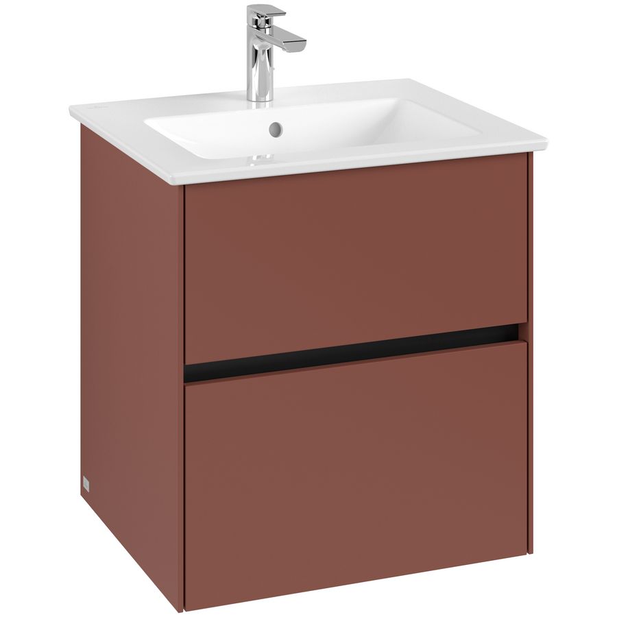 Wastafelonderkast Collaro 561x610x480mm Wine Red C14200AH