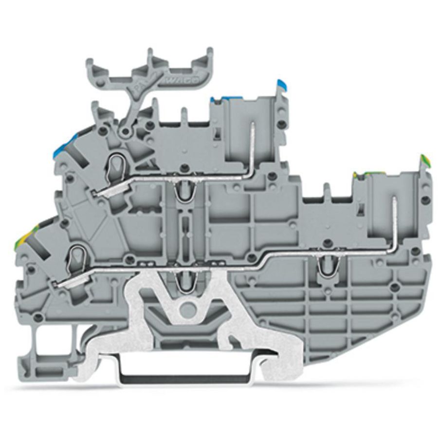 1-draads/1-pins 2etage basisklem Aard/rijg PE/L 2227 VVE=50