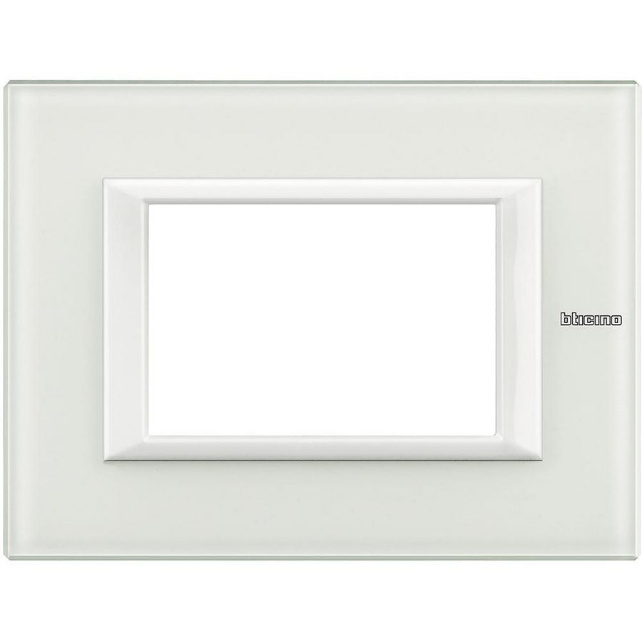 Afdekraam White Glas recht 3 modulen Axolute