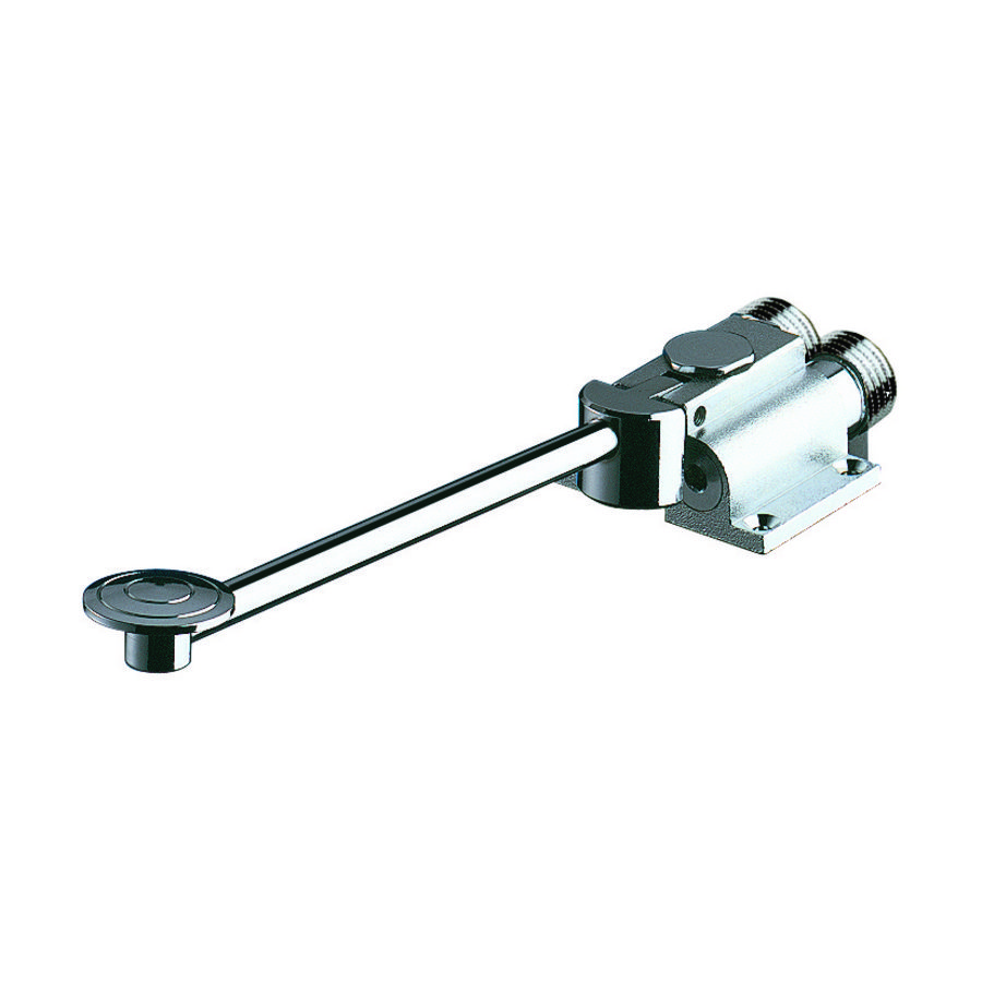 Kraan voetbedieningmm1/2" vloerbevestiging zonder moer