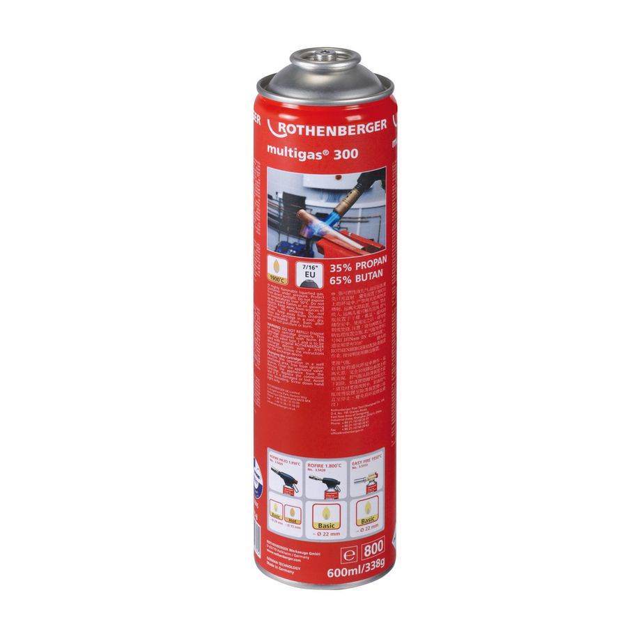 Multigas 300 600 ml 7/16" eu versie a