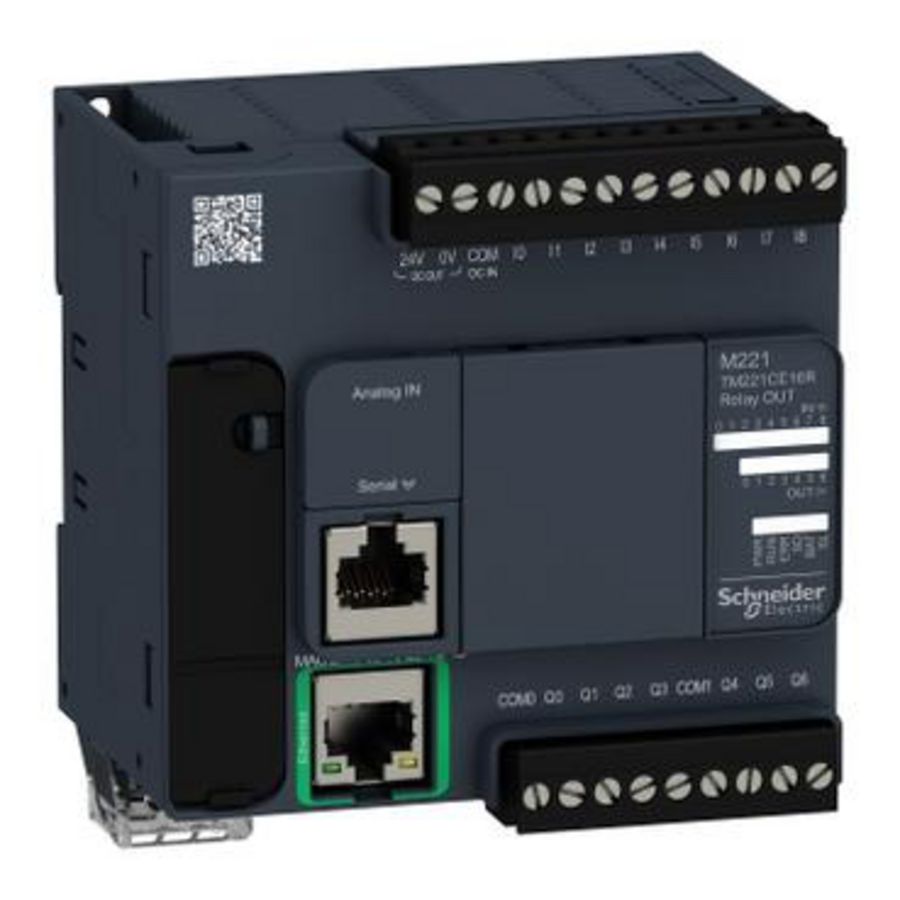 Ethernet relais Modicon M221 PLC 16I/O
