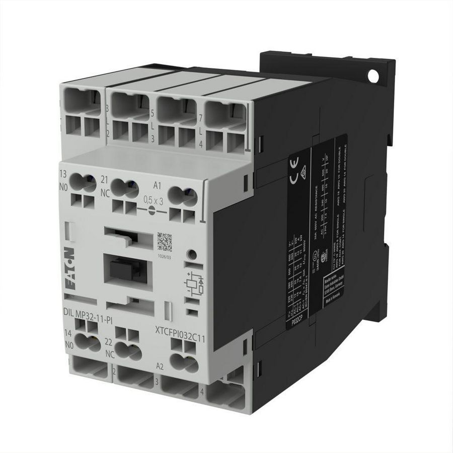 Magneetschakelaar DILMP32(24VDC) 22A 1m1v AC1 4-polig Push-in