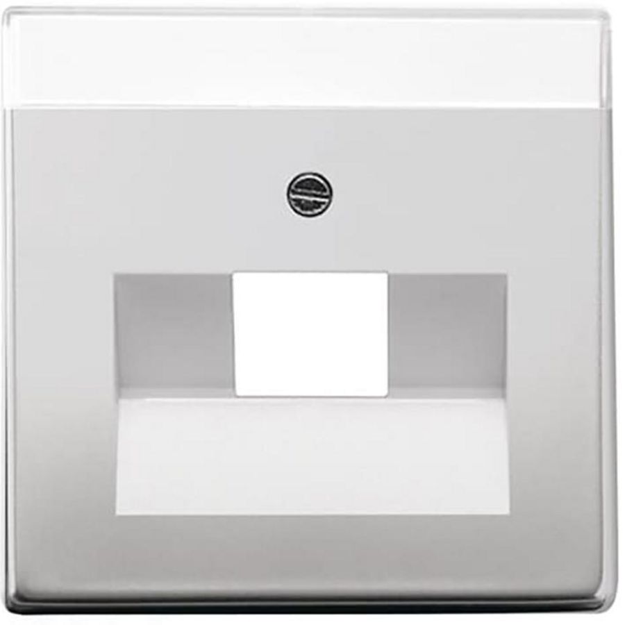 Centraalplaat afd v datadoos 1 x RJ45 pure-rvs (1803-866)