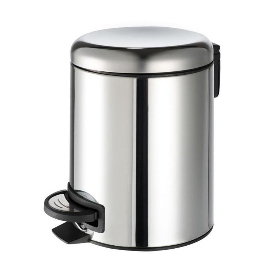 Pedaalemmer 5ltr. soft-close, RVS gepolijst HOTEL