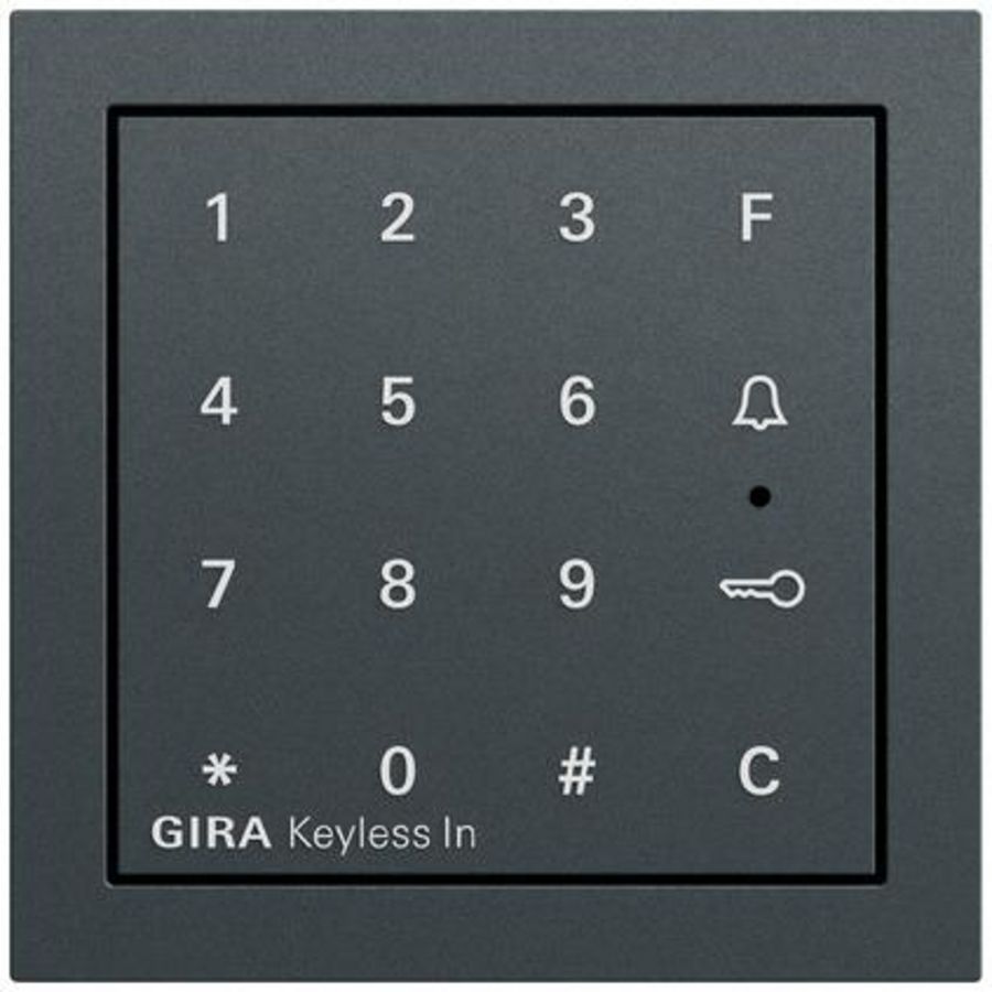 Gira Keyless In codeklaviermod. System 70 antracit(gel.)