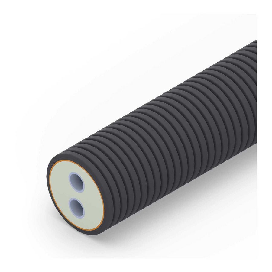 Lengte per mtr. voorgeisoleerde buis RAUVIPEX DUO 25+25/125 SDR11