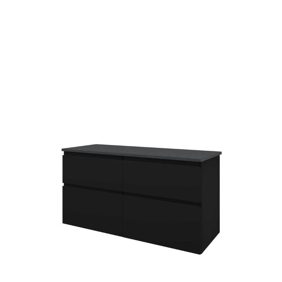 Proline Top afdekplt hardst & OK 4ld aSym MatZw/BLuSt 120x46