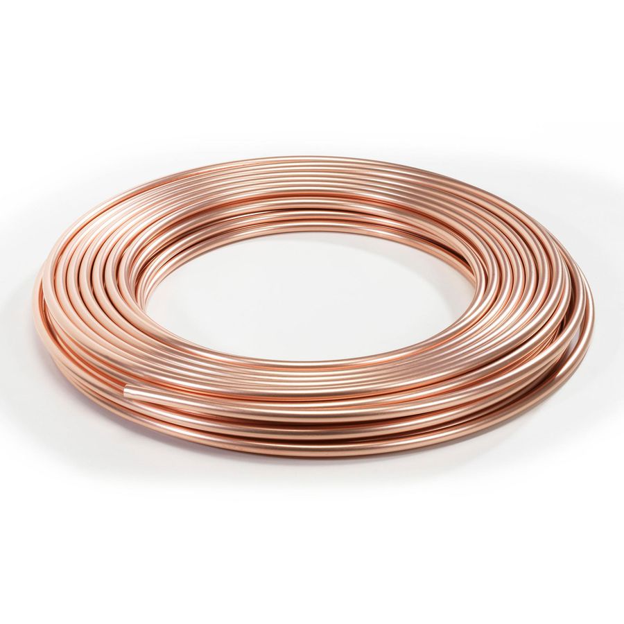 Koperen buis 22x1,1mm KIWA/Gastec zacht rol 25 mtr. VVE=25