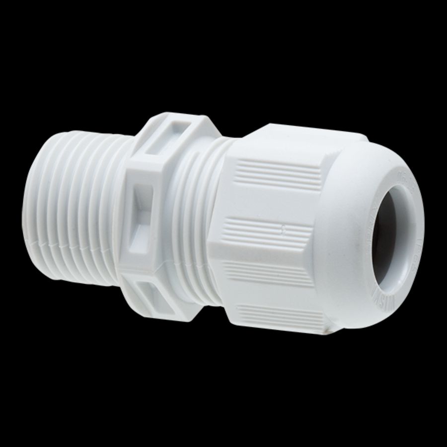 Kabelwartel kunststof, IP68, M20x1,5 doorlaat 6-13mm grijs (ESKV-L20LG)