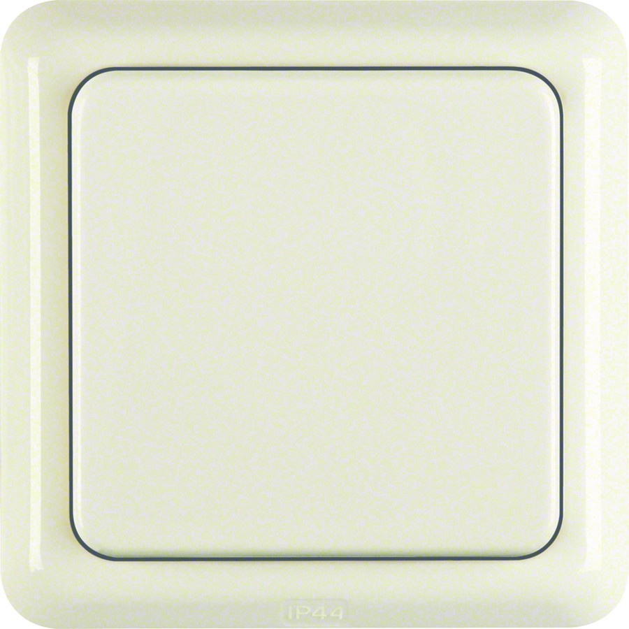 WCD RA+klapdeksel en afdekraam IP44 inbouw wit