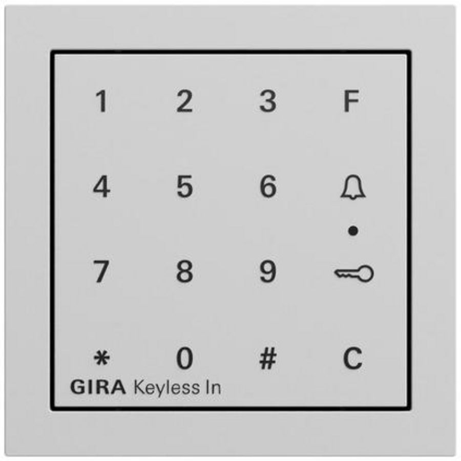Gira Keyless In codeklaviermod. System 70 gris m(gel.)