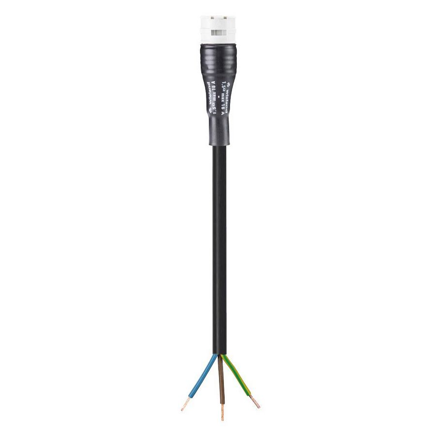 Aansluitsnoer RST20I3 female 1,5mm² 100cm rubber 60°C VVE=50