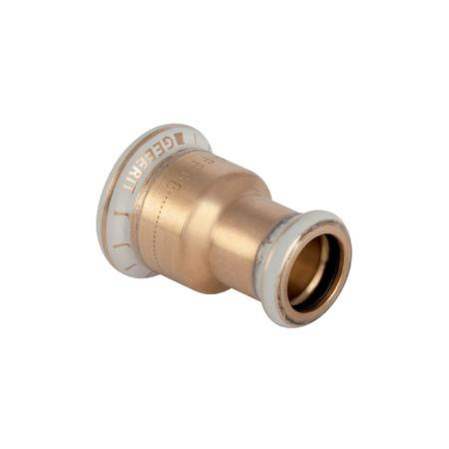 Perssok verlopend MAPRESS koper (brons) 15x12mm 2 x pers