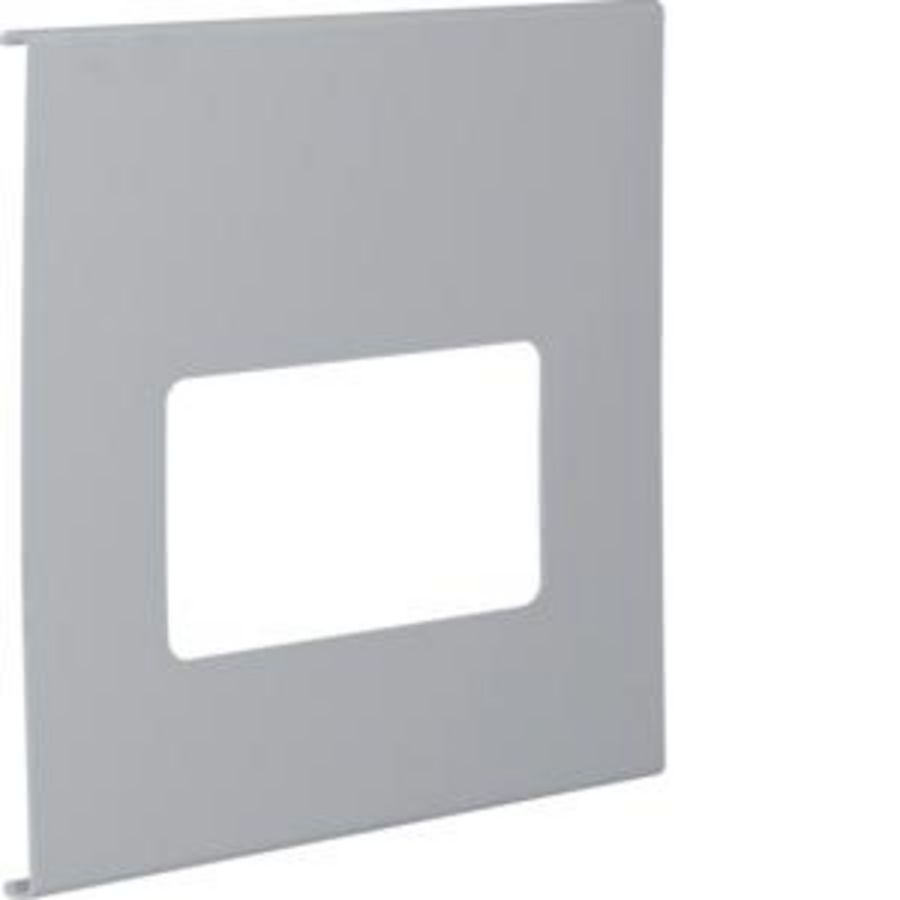 Afdekplaat voor goot 2-voudig FB 230mm breed grijs