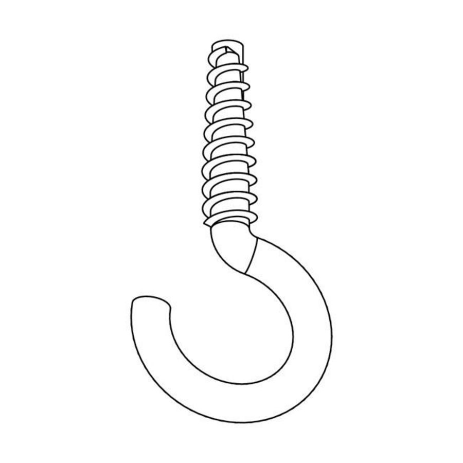 Haak GLB TRC staal 2mm