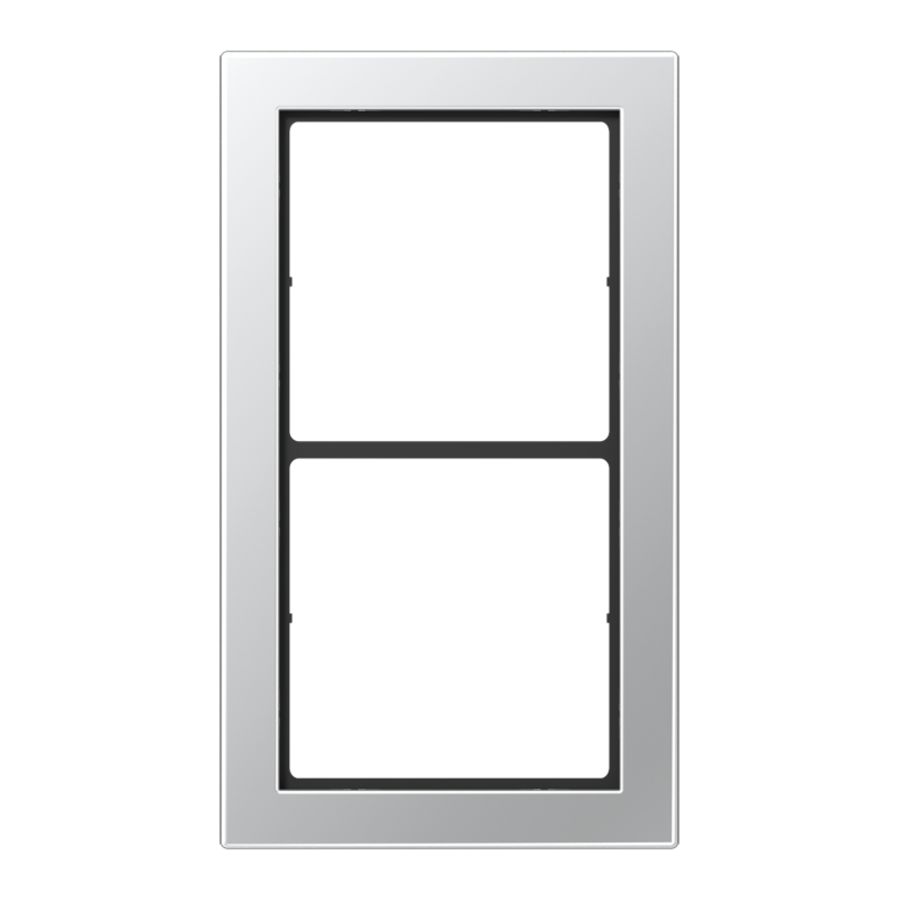 Afdekraam aluminium 2-voudig LS-Flat Design