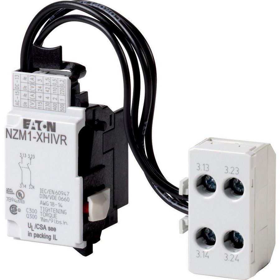 Hulpcontactblok NZM1 rechts voorijlend 2xM