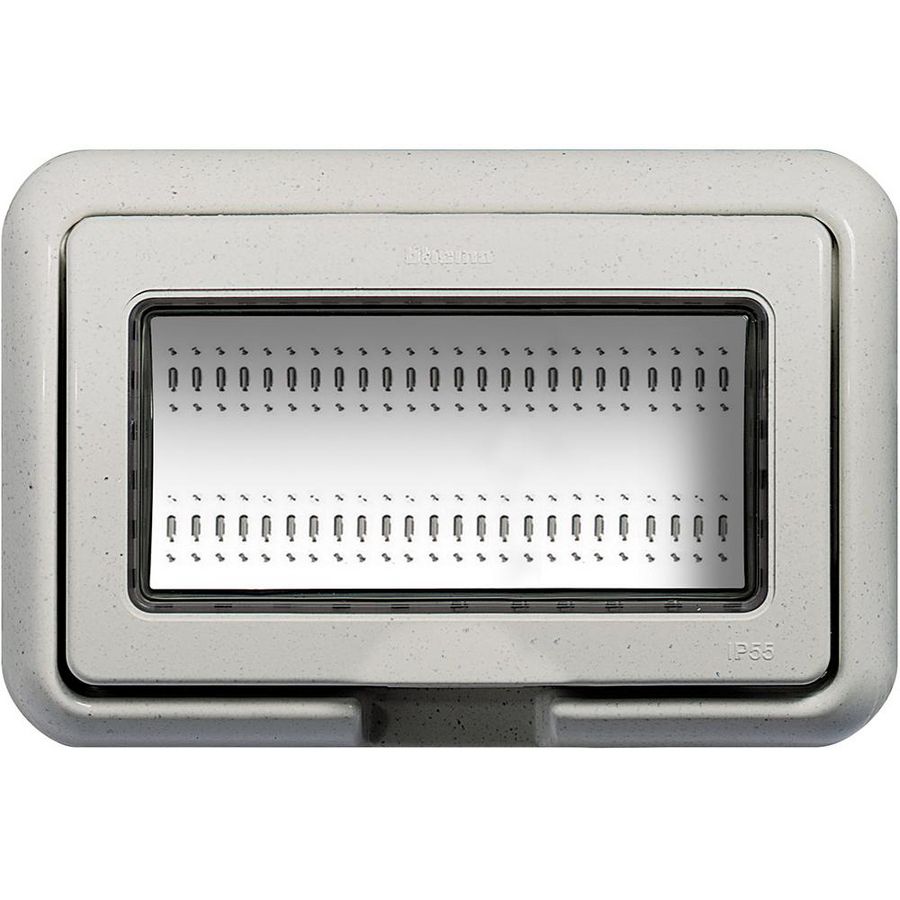 Deksel spatwaterdicht Idrobox 4 modulen wit