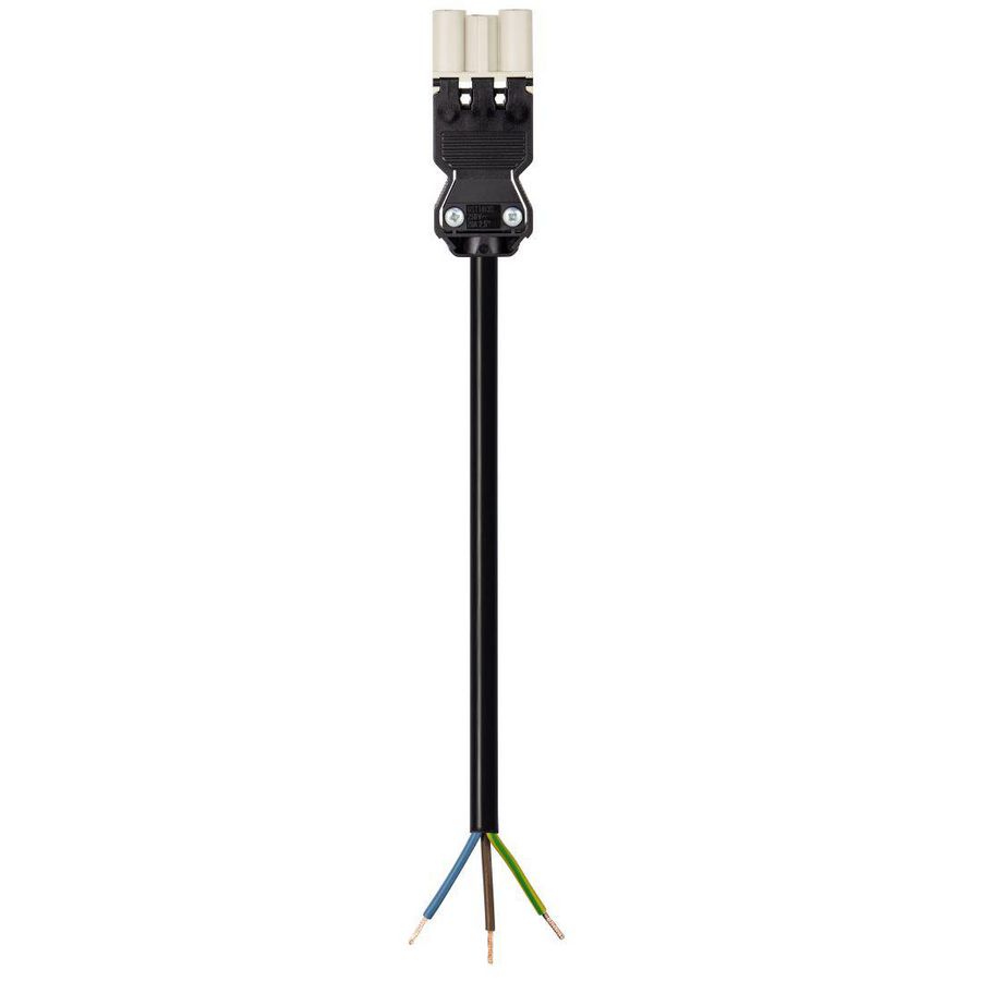 Aansluitsnoer GST18I3 male 1,5mm² 100cm B2CA grijs VVE=75
