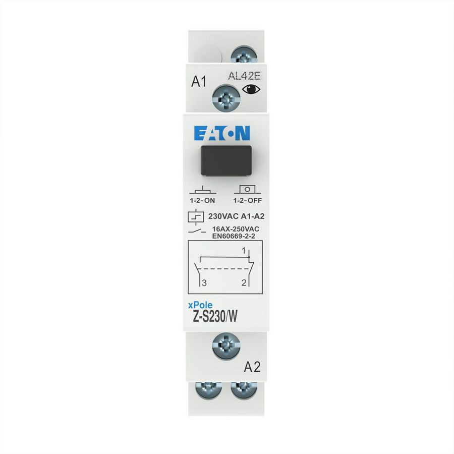 Impulsrelais Z-S230/W-230 VAC-16A-1W contact-1TE VVE=2